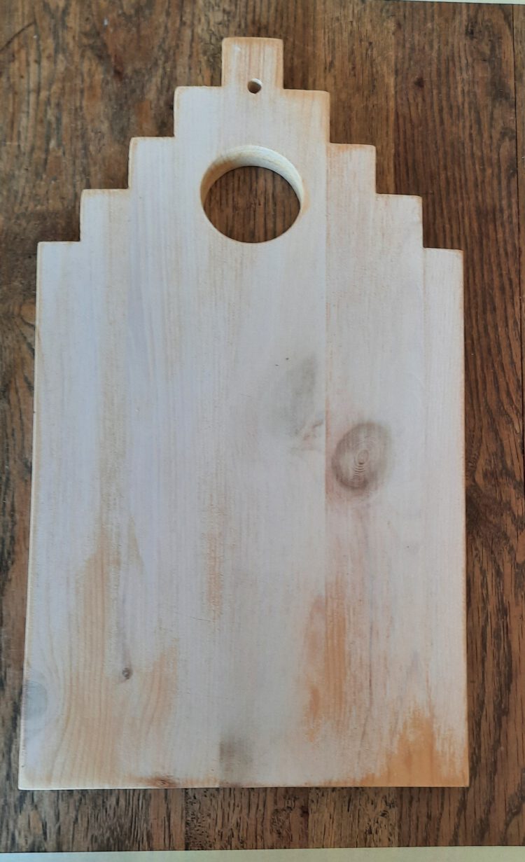 Borrelplank grachtenpand / Cheeseboard canal house